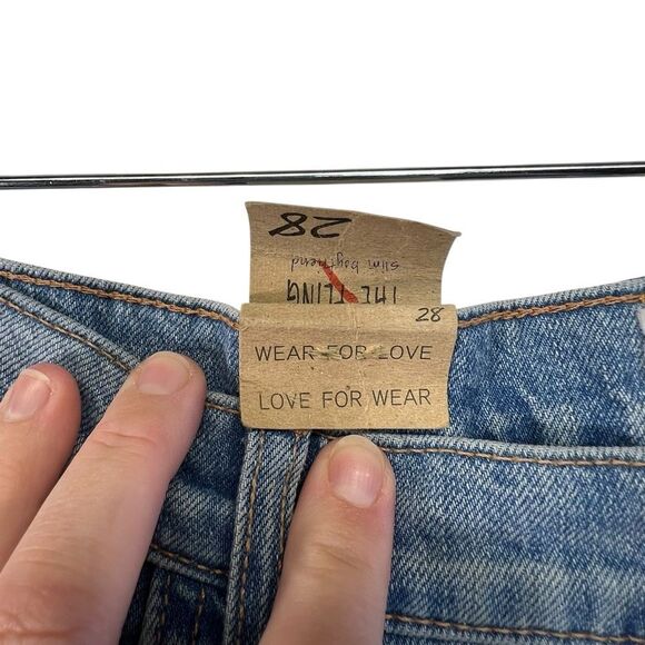 Current Elliott NWT the fling straight jeans 28 distressed - Picture 8 of 14